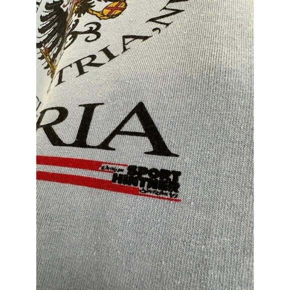 Bella Gerant Alii Vintage 80s 90s Crewneck Light Blue Size M Sport Hinther - Picture 5 of 9